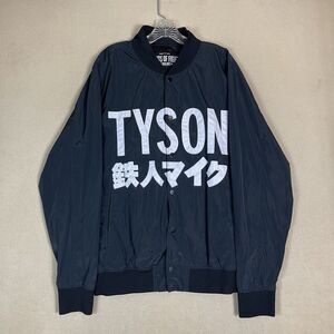 Roots‎ Of Fight Bloodline Jacket Mens XXL Black Mike Tyson Script Stadium Boxing